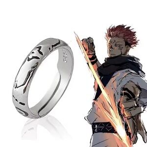 Anime Jujutsu Kaisen Collectible Adjustable Ring NEW Manga Games Jewelry Fashion